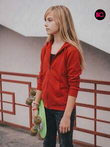 Big City Tween Girls Sweatshirts - 紅色 - 查看 3