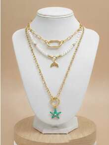 Collares triples - Dorado - Ver 3