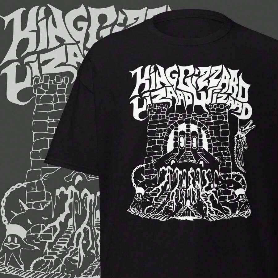 King Gizzard And The Lizard Wizard T-Shirt - Black - View 1