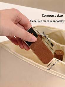 20pcs Portable Eyebrow Pencil Sharpening Paper, Fine Grit Texture, Quickly Trim Eyebrow Pencil Tips, Essential Makeup Bag Tool. Tear-Off Eyebrow Pencil Grinding Paper, Sandpaper Sharpener, Fine Sandpaper Polishing Tool Suitable For Eyebrow Pencils - Multicolor - View 6
