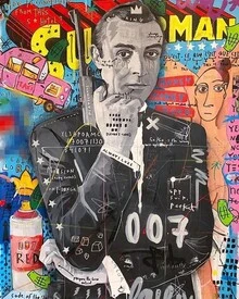 Modern Graffiti Aesthetic Wall Art  Pop Portrait HD Canvas Poster Prints Home Bedroom Living Room Decor Gift - 14 - 查看 2