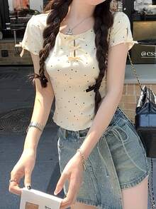 Women Tops - Cream - View 7