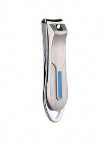 1pc Stainless Steel Anti-Splash Nail Clipper, Bionic Design Nail Trimmer, Manicure Tool, Foot Care Scissors - Multicolor - View 5
