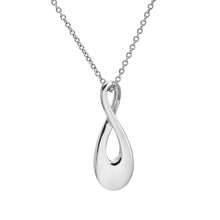1pc 316L Stainless Steel Infinity Symbol Pendant Necklace, Urn Necklace, Used To Hold Ashes, Hair Or Crystal Beads, Stainless Steel Pendant Necklace To Commemorate Loved Ones - Big 8 - View 8