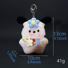 1 pieza Muñeco de peluche colgante Sanrio Pochacco, lindo cachorro de dibujos animados, amuleto para bolso, accesorio para mochila, decoración de coche, regalo para niñas, mejor amiga, regalo pequeño creativo, muñeco de peluche, mercancía femenina, regalo festivo - Multicolor - Ver 10
