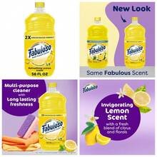 Multi-Purpose Cleaner, 2X Concentrated Formula, Refreshing Lemon Scent, 56 Oz - 1 - 查看 1