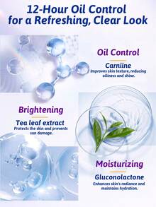 Protector Solar Nivea Control de Grasa, Protección Solar Fuerte, Control de Grasa de Larga Duración, Resistente al Agua y al Sudor, SPF 50+ PA++++, Tecnología de Protección Solar 3D, Control de Grasa de 12 Horas, Protección de Alta Eficiencia, Protección Solar de Amplio Espectro, Mejora el Daño Fotodérmico, Ilumina el Tono de la Piel, Adecuado para Todo Tipo de Piel, Incluyendo Piel Grasa y Sensible, Desplazamiento Diario, Actividades al Aire Libre, Vacaciones en la Playa - 50g - Ver 6