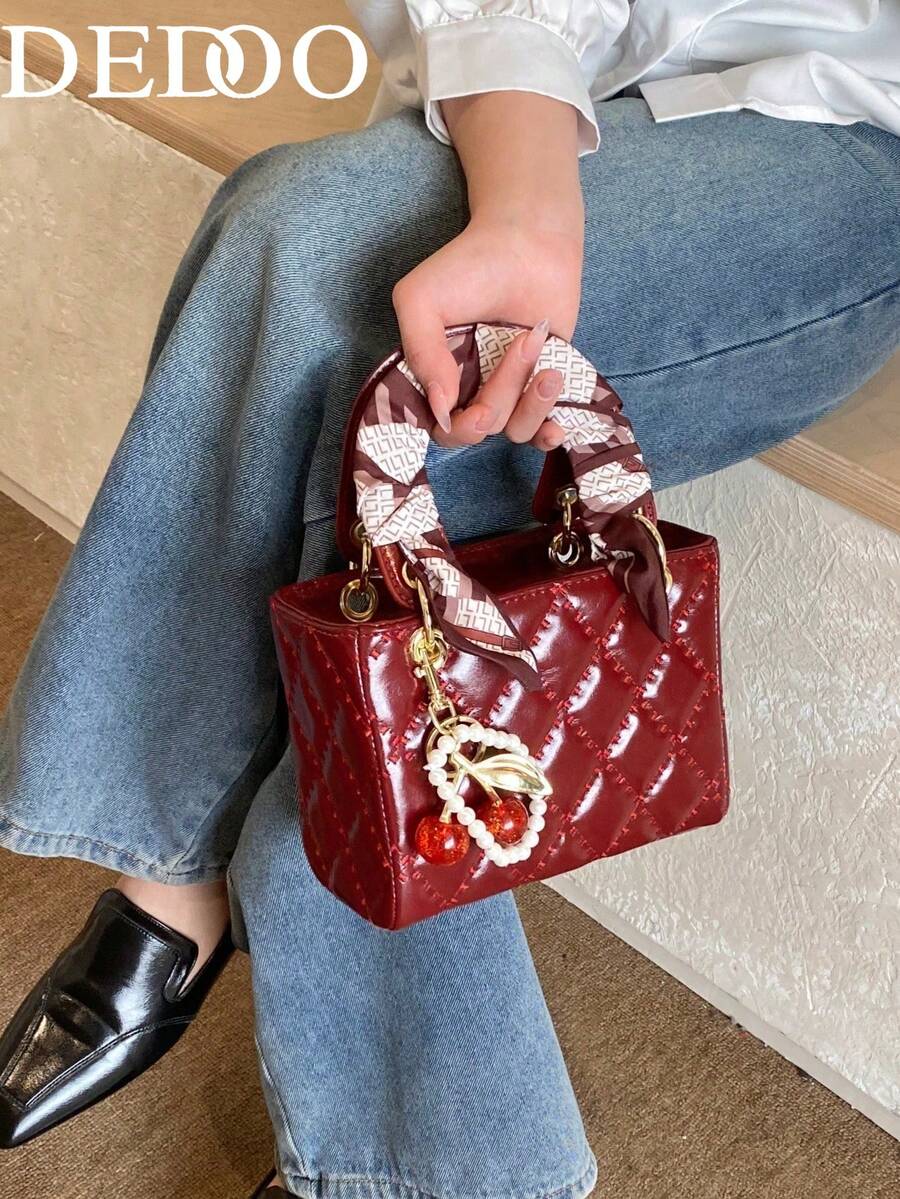 Dedoo Niche 高端 Dafei 女款包 2026 時尚輕奢熱銷新款刺繡包，手提包、肩背包與斜挎包，適用度假旅行通勤禮物派對，新娘包