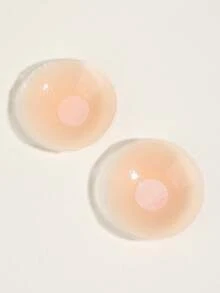 20入可重複使用女士夏季矽膠乳貼，隱形胸墊，女士內衣，黏貼式無肩帶胸罩，防凸點，可水洗，適用於婚紗、正式禮服、洋裝、泳衣、比基尼 - 彩色 - 查看 12