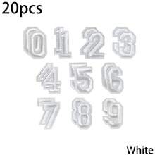 10/20/30pcs Multicolored Embroidered Number Patches, Combination Number Clothing Patches For DIY Decoration On Shirts, Skirts, Pants, Hats, Jeans - Multicolor - View 37
