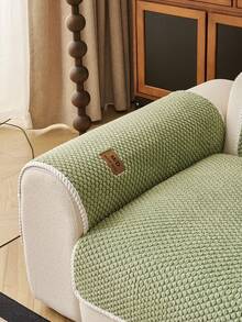 1pc Soft Cotton Velvet Sofa Cushion, Anti-Slip Sofa Protector - Multiple Styles - View 5