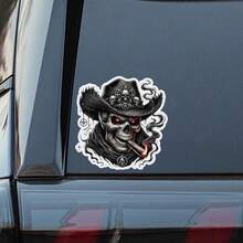 1pc Car Skeleton Sticker, Decorative Body Sticker, Personalized Car Sticker Accessory - Decorative Stickers - View 4