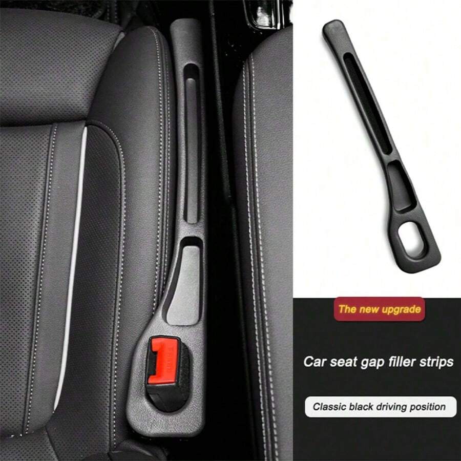 2 piezas Caja de almacenamiento para la ranura del asiento del coche, Organizador de asiento, Caja organizadora para la consola central, Decoración interior del automóvil, Accesorios para automóvil
