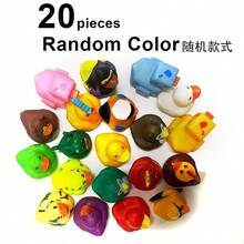 Juguetes de baño para niños Patos de goma, surtido aleatorio de patos a granel, Mini patos de goma, juguetes de baño para bebés pequeños, juguetes de piscina para niños - 5 piezas de color aleatorio - Ver 9