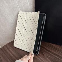 1 件波点蕾丝印花平板电脑保护套，兼容 iPad 第十代 10.9 英寸（2022 年款）/ Air 13 (M3 2025)/ Air 11 (M3 2025)/ Air 11 (M3 2025)/ 11 (A16 2025)，具备自动休眠/唤醒功能，时尚的平板电脑配件，兼容小米 5/5PR/6/6PRO/7/7PRO/Galaxy Tab S10+/S9/A9，兼容小米 Pad 5/6/7，兼容华为 MatePad - 彩色 - 查看 8