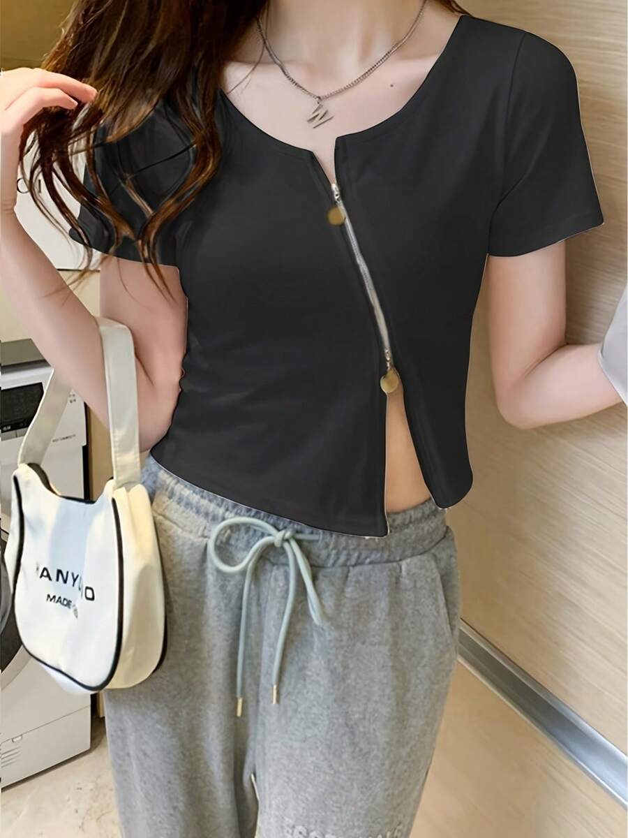 Women Tops - Black - View 1