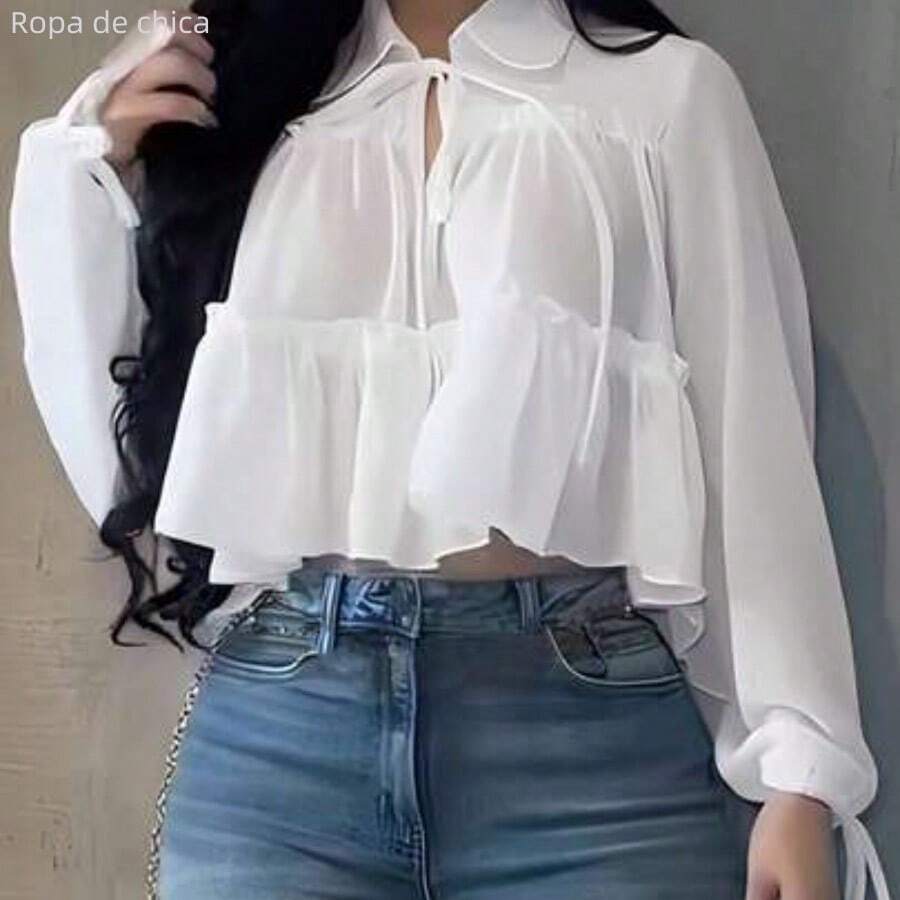 Women Blouses & Shirts - White - View 1