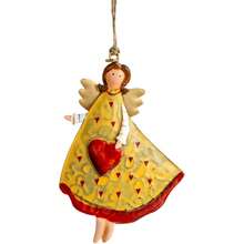 4-Piece Set/8-Piece Set/12-Piece Set/16-Piece Set Angel Ornament Rustic Christmas Wall Hanging Decor Xmas Tree Fireplace Mantel Art Decoration Holiday Festival Gift Ornament - A - View 8