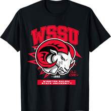 Winston Salem State University - WSSU - HBCU - Rams T-Shirt - Black - View 1