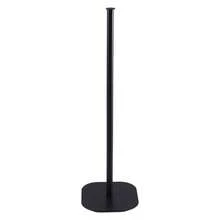 1 Piece Standing Toilet Paper Roll Holders, Folding Shelf For Paper Rolls, With Round Base, Holds Large Size Rolls, Suitable For Bathroom, Bathroom Accessories - Black - View 3