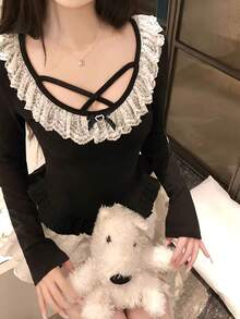 Women Tops - Black - View 2