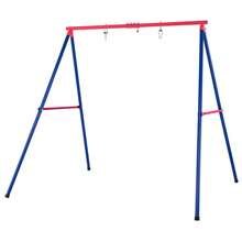 GOFLAME 196 X 185 Cm Large A-Frame Swing Stand Steel Swing Frame All-Weather Swing Set For Kids & Adults - Red - View 1