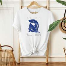 Henri Matisse The Cut OuT1S T1S1Hirt, art aesthetic S1Hirt, aesthetic clog, B1Oho S1Hirt, Matisse Inspired Artwork, Gift for Art Lovers - Blanco - Ver 1