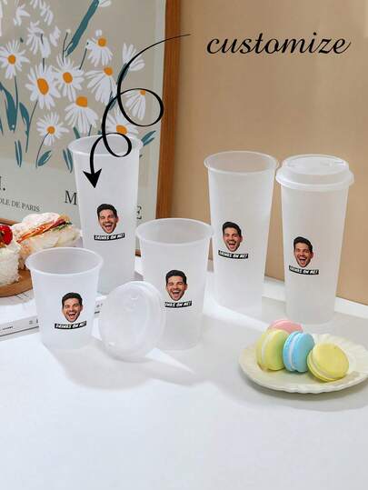 Vaso de plástico esmerilado personalizado, vaso de plástico de alta calidad, adecuado para fiestas, bodas, cumpleaños, bares, restaurantes, despedidas de soltera, eventos corporativos, reuniones festivas, picnics al aire libre, celebraciones, ocio y entretenimiento, y diversas ocasiones