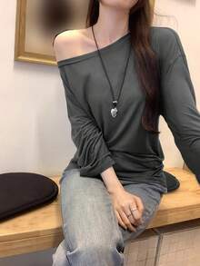 Women Tops - Grey - View 10