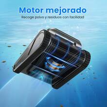 INSE Powerful Wall-Climbing Robotic Pool Cleaner + Premium Filtration | Cordless, Perfect For In-Ground Pools - Black - View 4