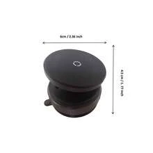 [Magnetic Phone Holder] Adjustable Vacuum Magnetic Suction Cup Phone Holder | Car/Gym/Mirror/Smooth Surfaces Hands-Free Stand | Compatible With All Smartphones, Durable Construction, Secure Hold, Compact Stand - Black - View 12