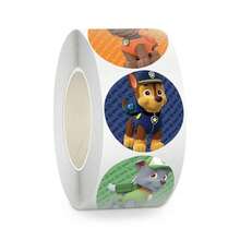 500 Sticker Roll MINISO Paw Patrol Adhesive Paper Smooth Finish Strong Sticky Decals For Gift Wrapping Scrapbooking Journaling DIY Craft Planner Decoration - Style 1 - View 4