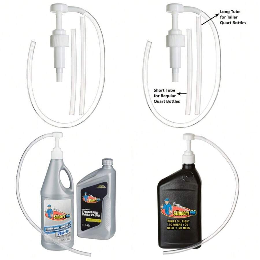 5cc Hand Pump Transfers Gear Oil, Transmission And Differential Fluids From Quart Bottles (Not For Red Line Quarts) (1) - 1 - View 1