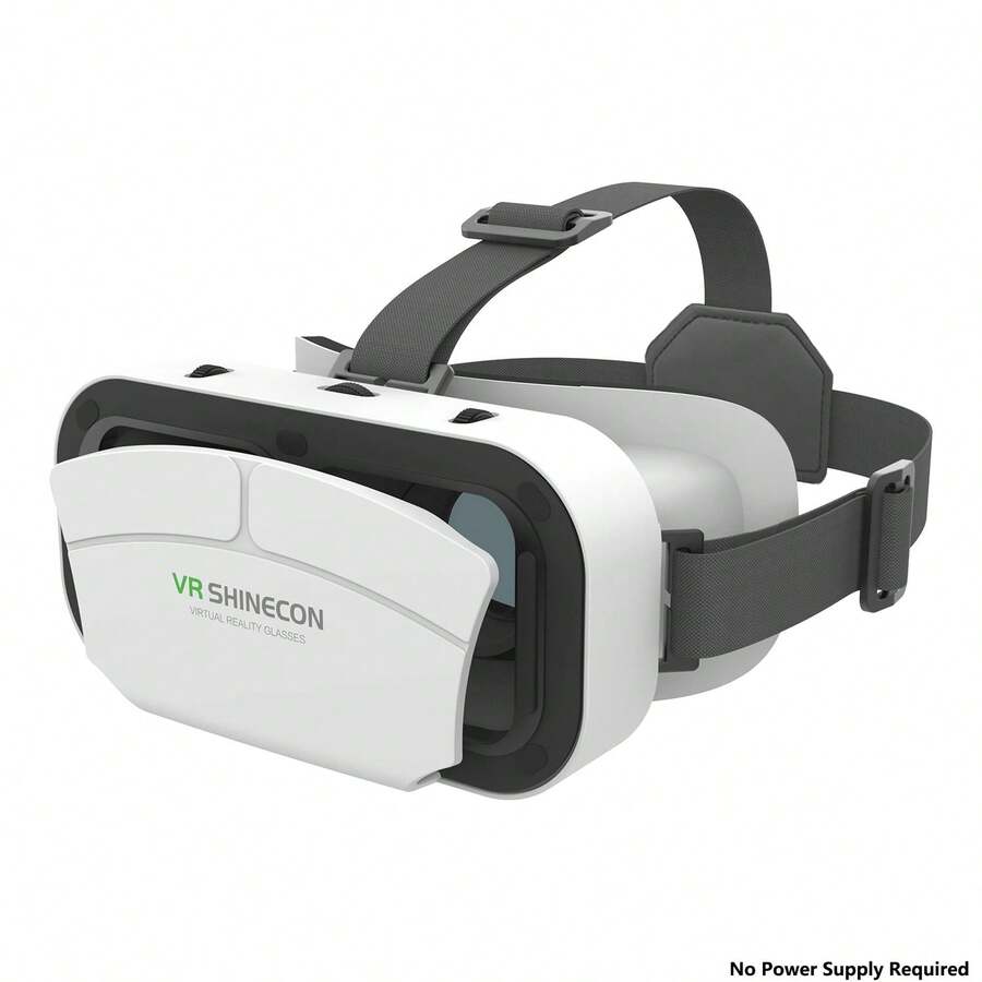 Tai nghe thực tế ảo YIYI VR, kính 3D đeo đầu, kính VR thích hợp cho TV, phim và trò chơi điện tử, tương thích với iOS và Android, hỗ trợ màn hình 4.7-7.2 inch - Màu trắng - Nhiều màu - Xem 1