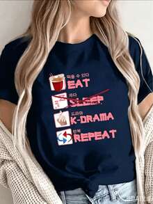 Vintage  Cotton T-Shirt100% Cotton Special Education SPED Teacher Sorry I Can't IEPS Are Due T-Shirtfor Daily - 藏青色 - 查看 13