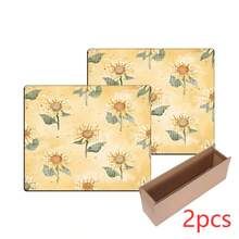 1 pieza Estera absorbente para secar platos con patrón de girasol vintage, decoración del hogar, apta para máquina de espresso, fregadero, grifo, baño, accesorios de cocina - Multicolor - Ver 13