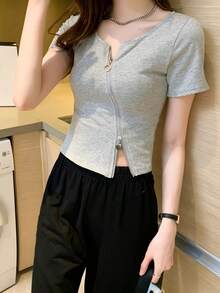 Women Tops - Black - View 11