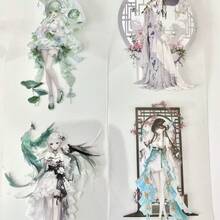 古风中国风美女PET和纸胶带，传统汉服淑女撑伞图案装饰胶带，适用于剪贴簿、手账、子弹笔记、DIY手工、卡片制作和手账装饰 - 6cm*92cm - 查看 3