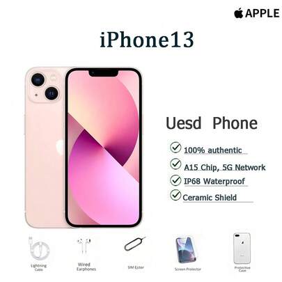  Used Apple IPhone 13 128GB/256GB, A+ Grade 95% New Condition, Suitable For Daily Use, Photography Enthusiasts, Students - Smooth Performance For Learning, Entertainment, High-Definition Photography, And Efficient Office Work