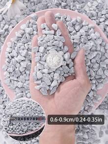 灰色裝飾石，0.12-0.79 英吋，適用於花園與居家、室內植物、花瓶、戶外花盆、水族箱、魚缸及節日裝飾，適合露台與庭院花園鋪路石 - 彩色 - 查看 19