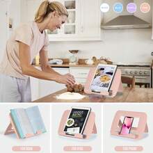 1pc 11.82" X 8.26" Adjustable Laptop Stand - Waterproof Desk Shelf, Lightweight, Hands-Free - Multicolor - View 8