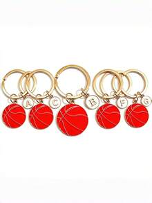 Personalized Volleyball Keychains – A Perfect Christmas And Thanksgiving Gift For Players. - Basketball Style - View 3