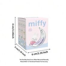 官方授權 Miffy Dreamy 系列盲盒鑰匙圈，可愛風迷你兔子角色設計，迷你收藏吊飾，高品質 PVC 精緻工藝，適用於背包、手提包與鑰匙配件，生日、聖誕、節日送禮首選 - 彩色 - 查看 9