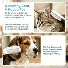 8-In-1 Pet Care Kit Cats And Dogs: Nail Clippers, Comb, Thermometer, Oral Cleaning Set - Daily Grooming, Monitoring, And Essential Pet Owners - Grey - View 8