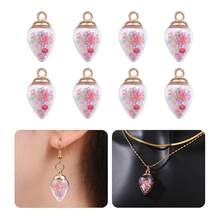 10/20pcs Water Drop Shaped Pure Glass Ball Pendant, For DIY Handmade Hanging Decor, Bracelet, Earring Jewelry Making Accessories - Glass Ball Pendant - View 4
