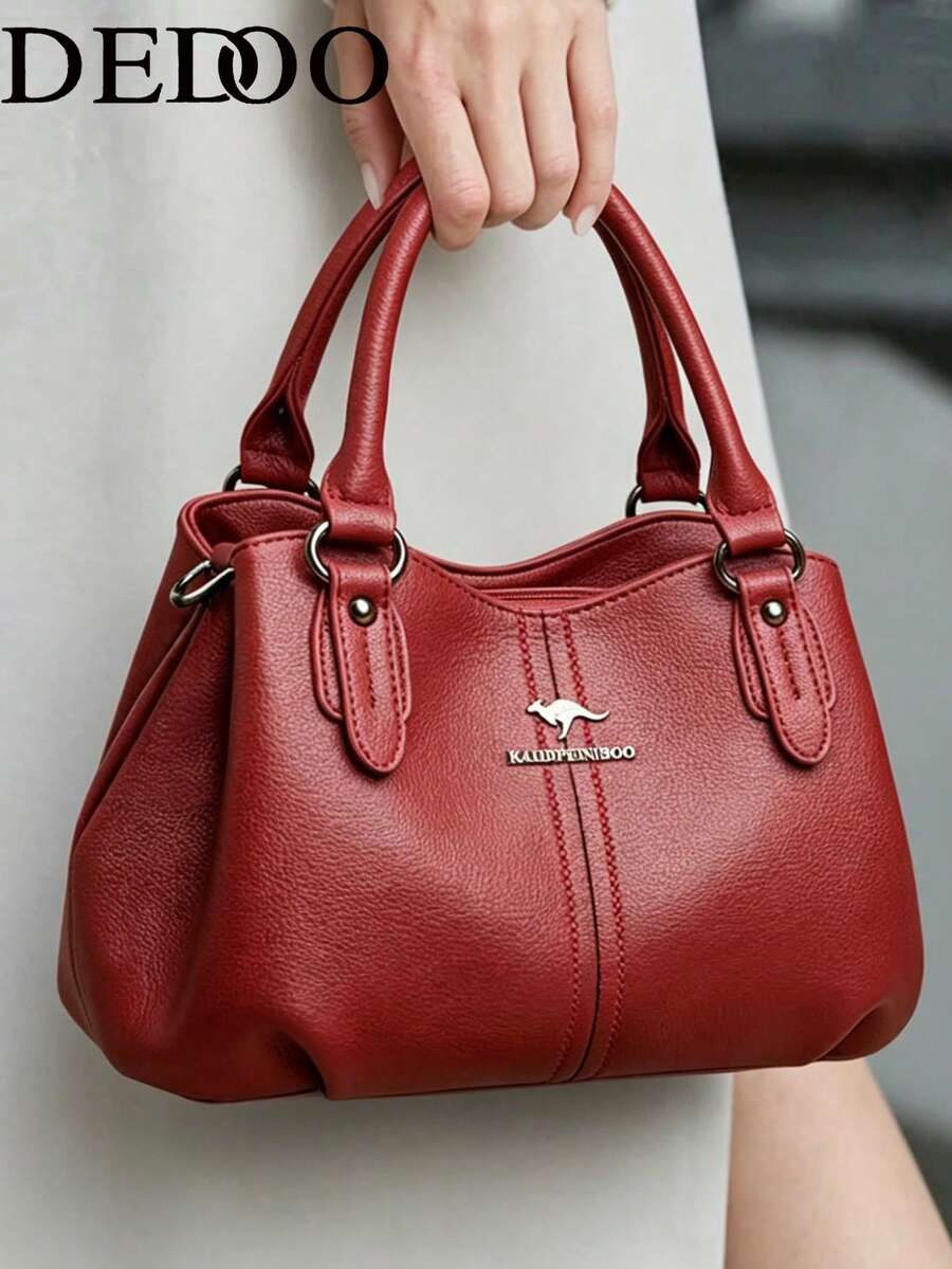 Dedoo 2026 Mother's Day First Choice Handbag, High-Quality Luxury Designer Crossbody Bag, Large Capacity Solid Color Shoulder Bag