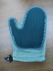 1个双面宠物美容手套,猫梳,用于去除松散毛发,狗狗洗澡刷,地毯绒毛去除器,猫毛刮刀,宠物防静电脱毛手套,猫毛清洁刷工具,绒毛去除工具,宠物猫毛去除手套 - 彩色 - 查看 13