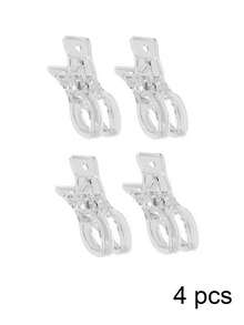 3.5-Inch Large Transparent Balloon Arch Clips, Plastic Spring Clamps For Background Decor, Birthday Party, Beach Towel Crafts, Swimming Pool Photography Studio - A - View 9