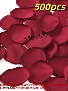 1000/500/200/100片玫瑰花瓣，適用於婚禮、新娘派對、婚禮籃、走道裝飾、桌面裝飾、派對紙屑、伴娘、浪漫晚餐派對裝飾、浪漫禮物與婚禮裝飾 - 紅 - 查看 9