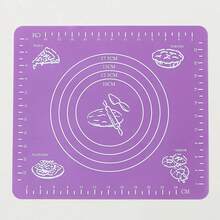 5 Sizes Silicone Baking Mat, Kneading Mat, Pizza Mat, Non-Stick Cake Mat, Cake Baking Tool, Kitchen Utensils - Green - View 5